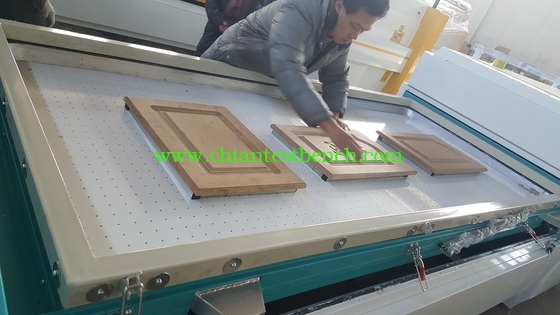 TM2480B2 Full Automatic Vacuum Press Membrane Machine / Vacuum Film Covering / Coat Machine supplier